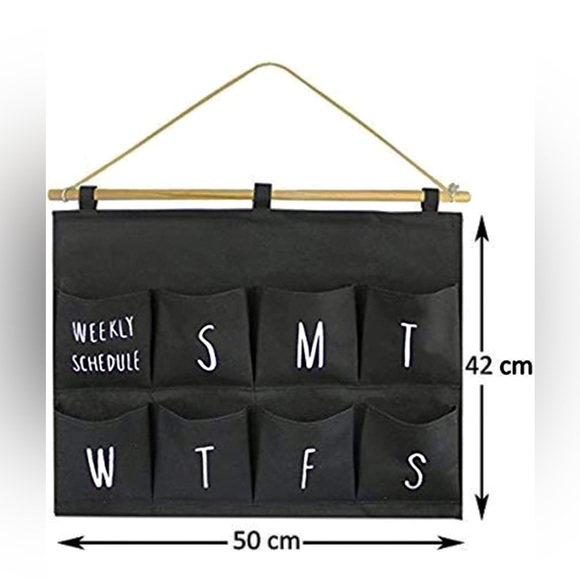 Wall hanging daily organizer boho organization - Picture 3 of 3